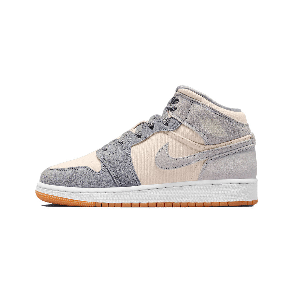 Air Jordan 1 Mid Coconut Milk Particle Grey