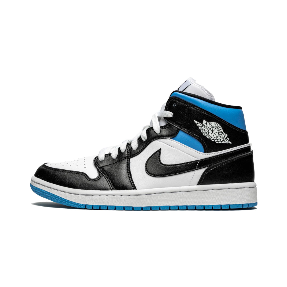 Air Jordan 1 Mid Royal Black and Blue