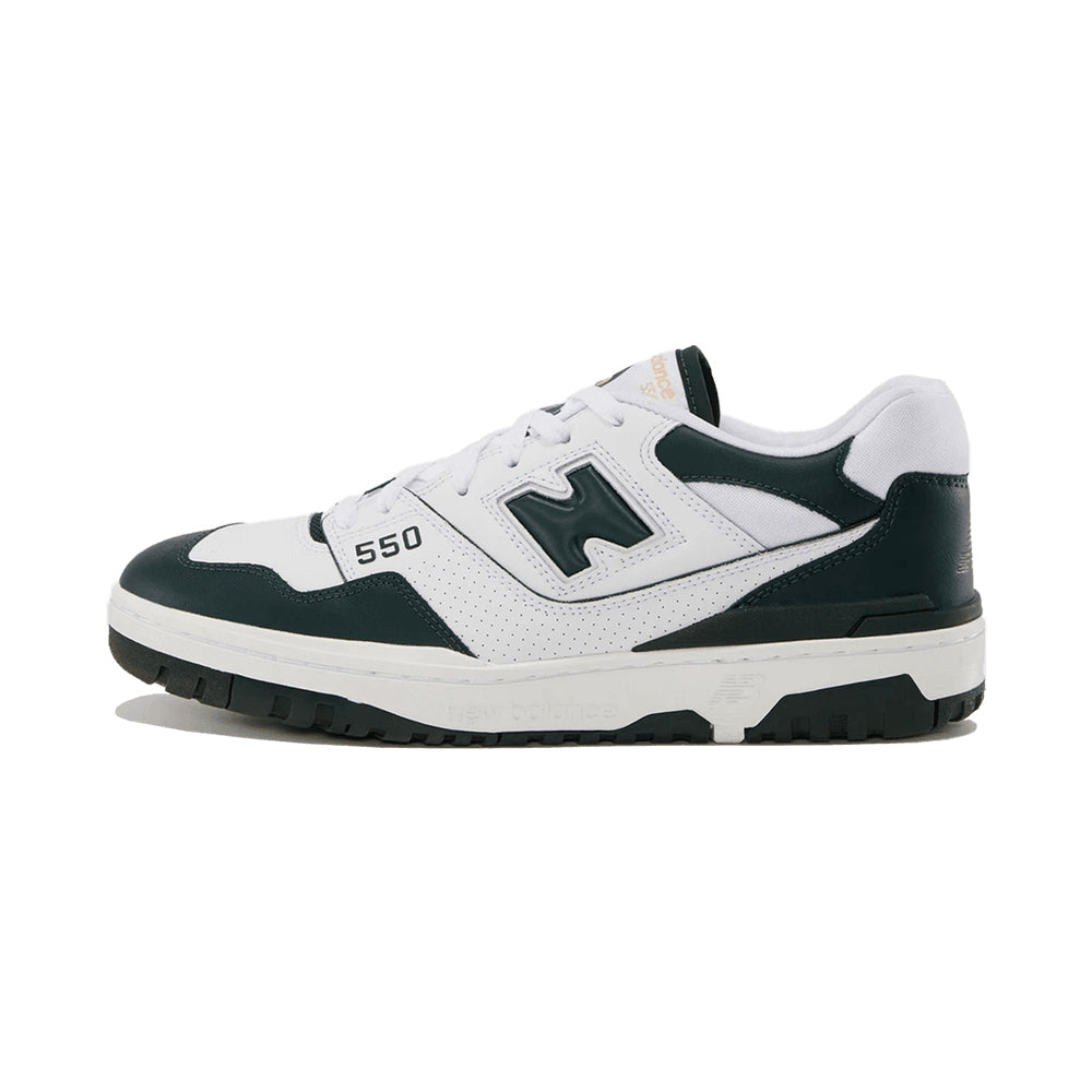 New Balance 550 White Dark Green